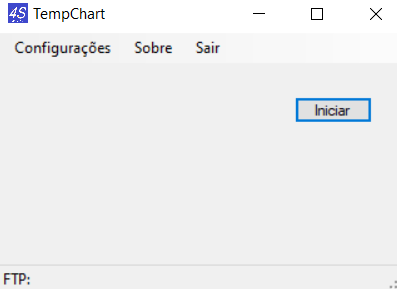 Janela do aplicativo TempChart